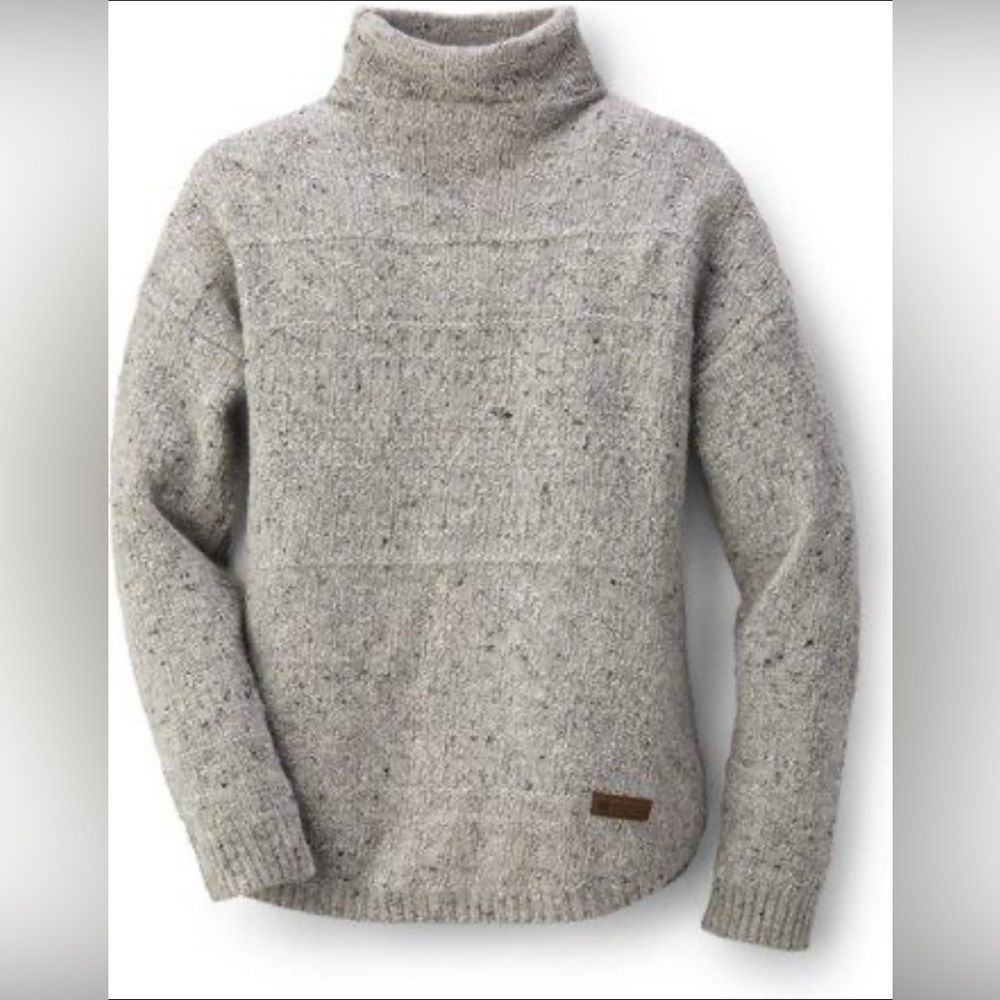 Gray Turtleneck Sweater